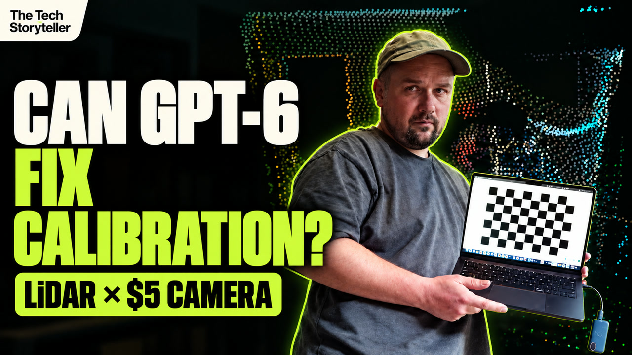 Can GPT-6 Fix LiDAR / Camera Calibration? | The $5 Camera Experiment