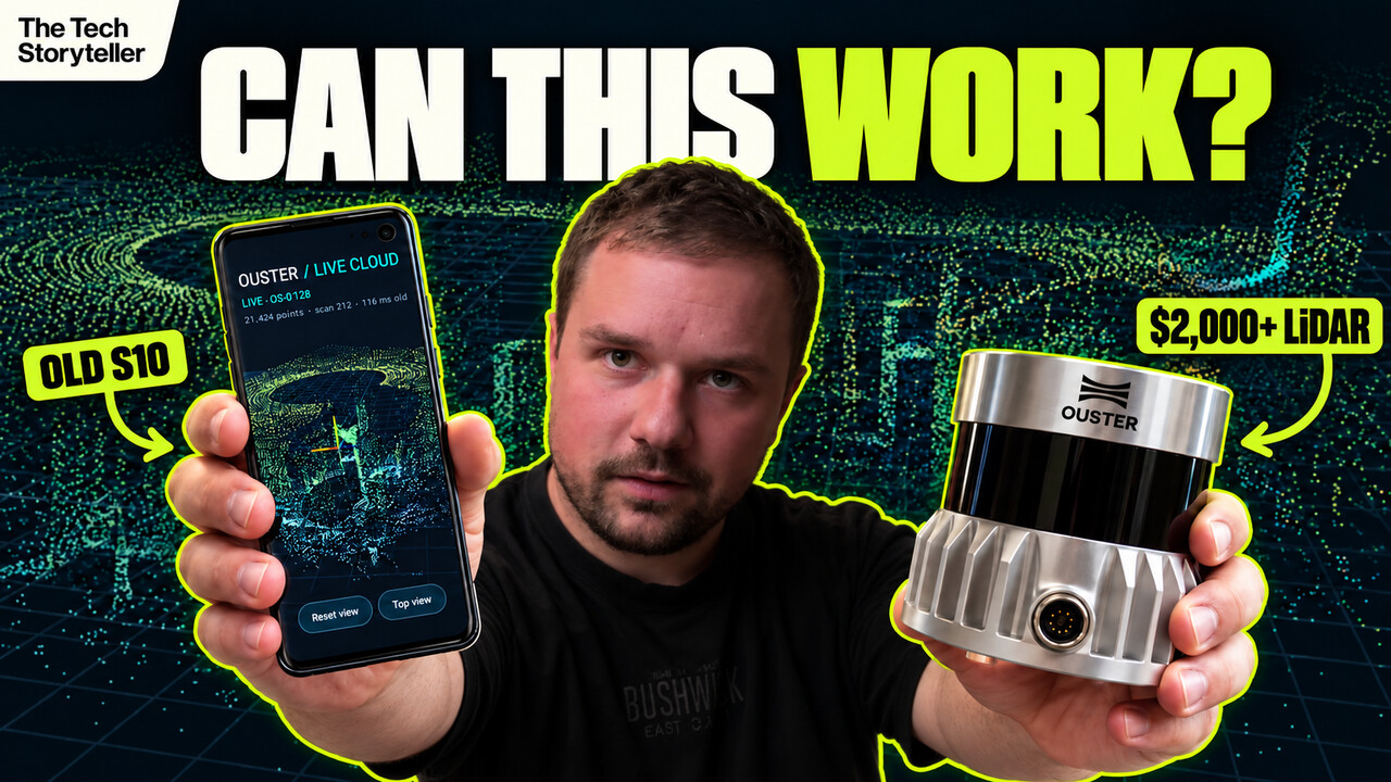 Old Samsung S10 + $2,000 LiDAR: Can This Work? | The Tech Storyteller Ep. 4