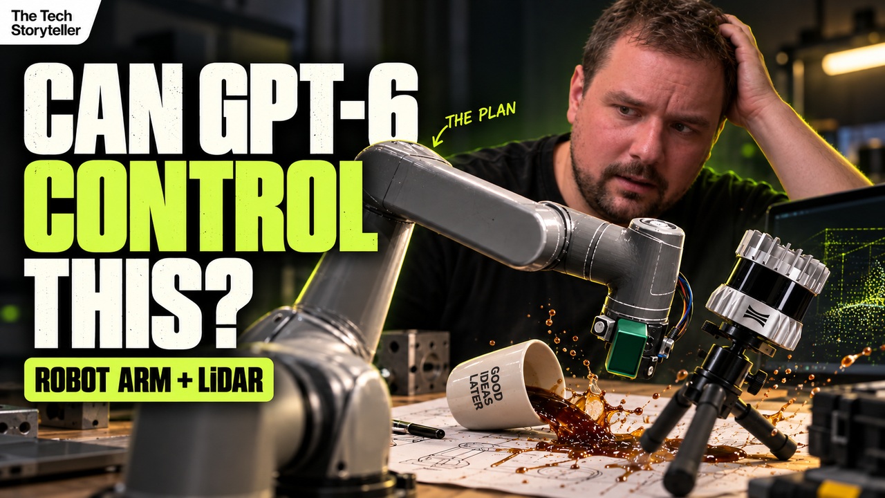 Can GPT-6 Drive a Real Robot Arm? (LiDAR + 2 Cameras)