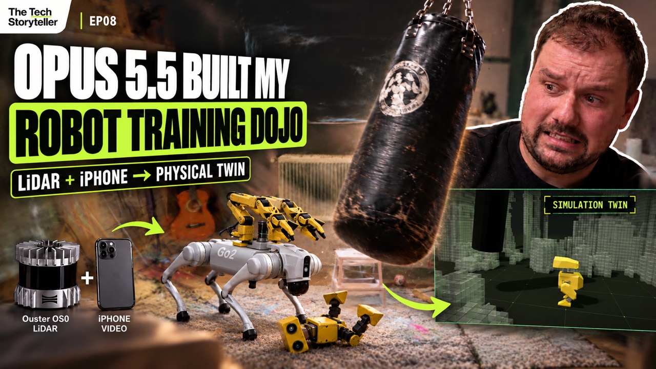 Opus 5.5 Built My Physical AI Dojo | LiDAR + iPhone → Robot Training