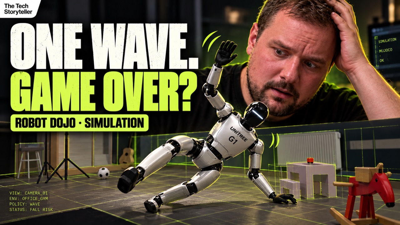 I Moved Robots Into My Office Twin. One Wave Broke the Humanoid.