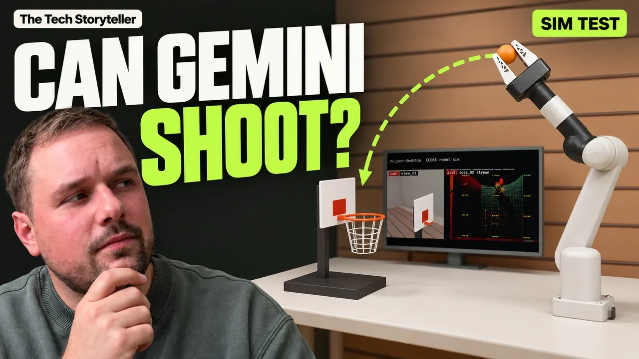 Can Gemini Shoot? I Gave It a Robot Arm in My Desk Twin | Ep. 11