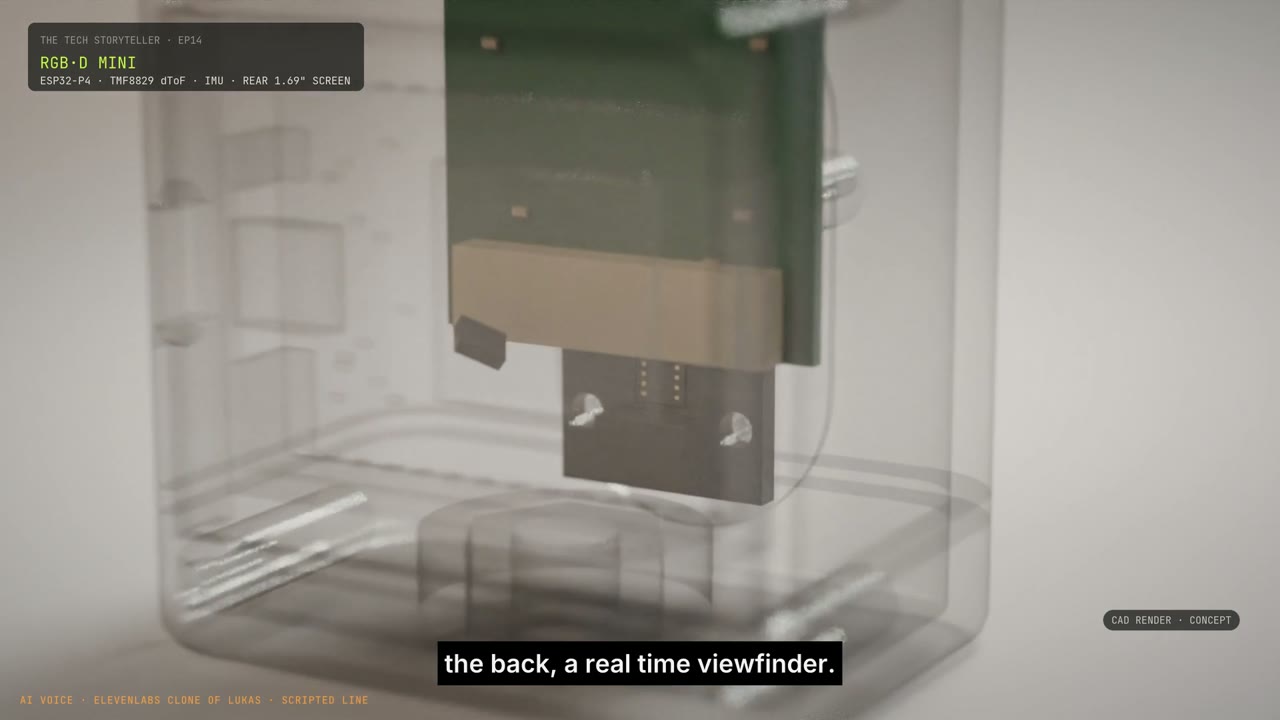 A translucent CAD view explores the layout of the proposed compact sensor.