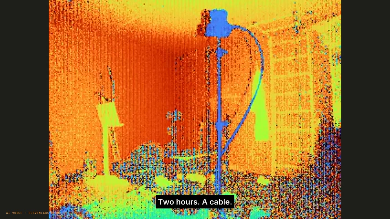 A live depth view finally appears during the physical sensor bring-up.