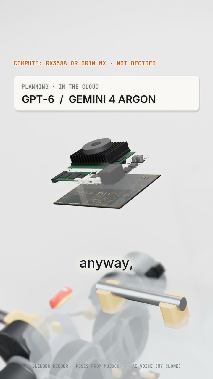 The proposed compute stack is still open between RK3588 and Orin NX; the boards are rendered concepts.